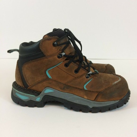 Red Wing Womens Steel Toe Leather Work Boots Waterproof ASTM F 2413-11 Size 7.5 - Picture 3 of 12